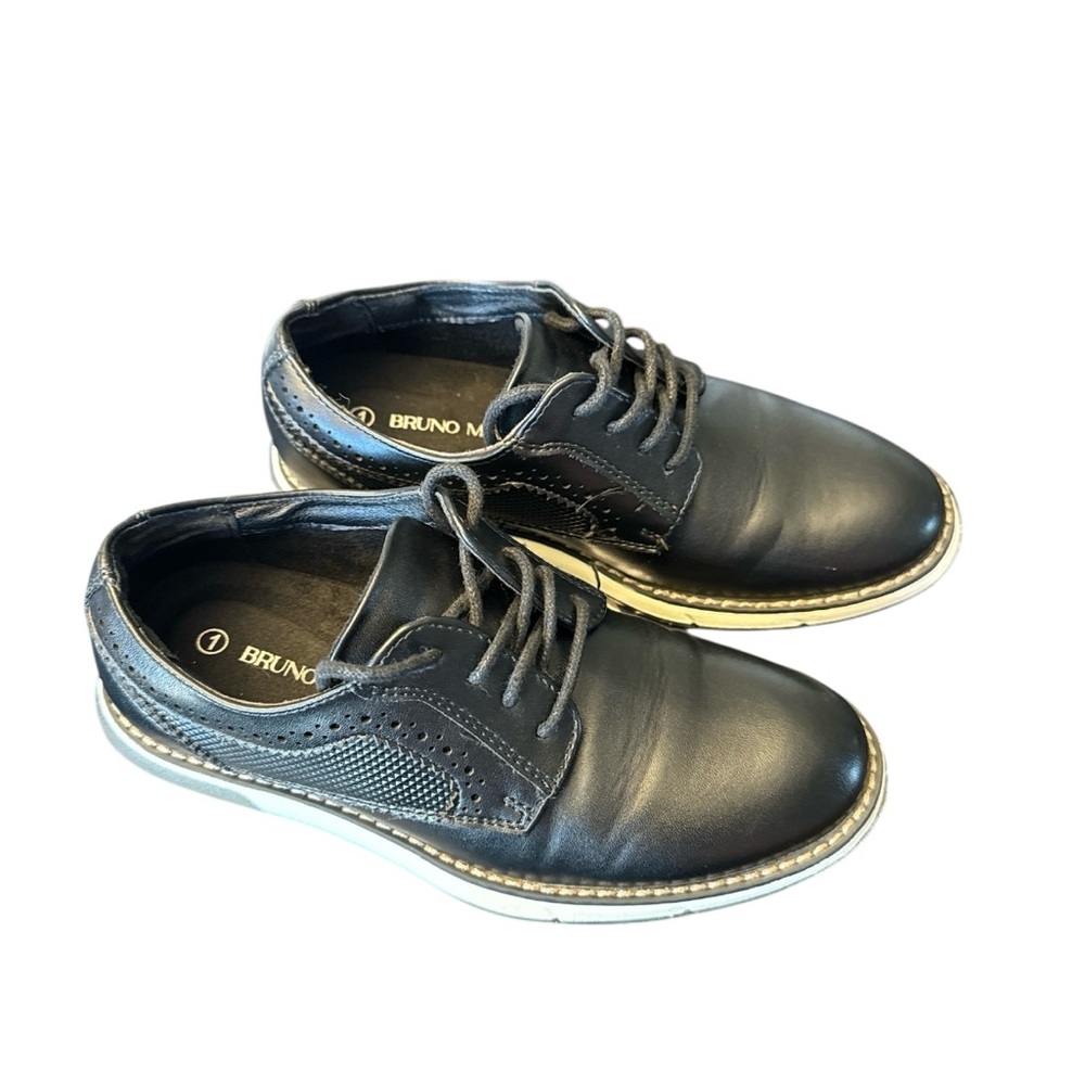 Bruno Magli Kids Black Dress Shoes